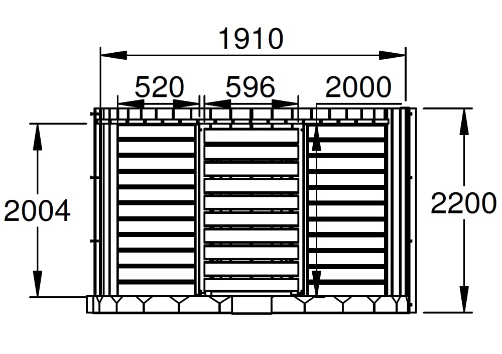 FinnTherm Fass-Sauna Mini S – Gartensauna 220cm, 4 Personen