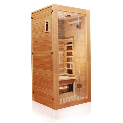Dewello® Infrarotkabine Milton 90x90 – Sternenhimmel, 1 Person