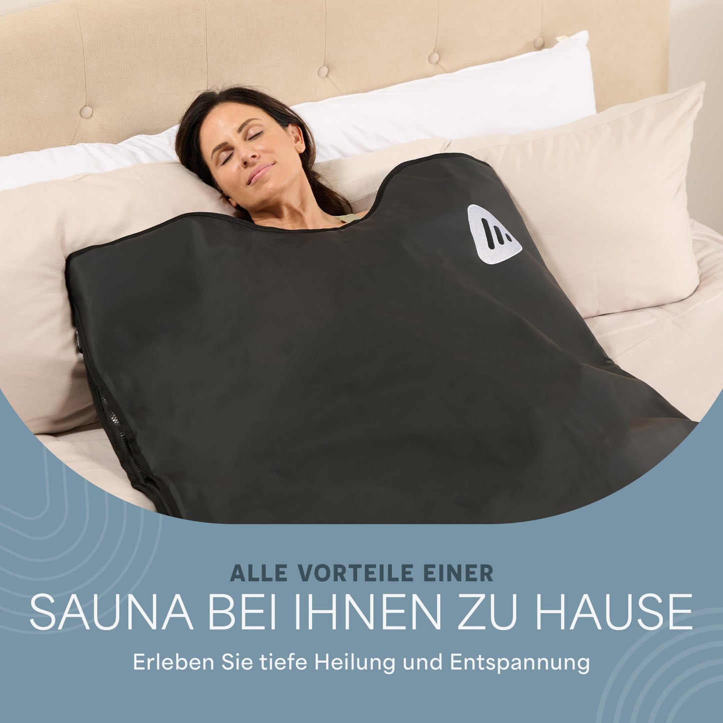 LifePro RejuvaWrap Infrarot-Saunadecke – Einstellbare Heizstufen