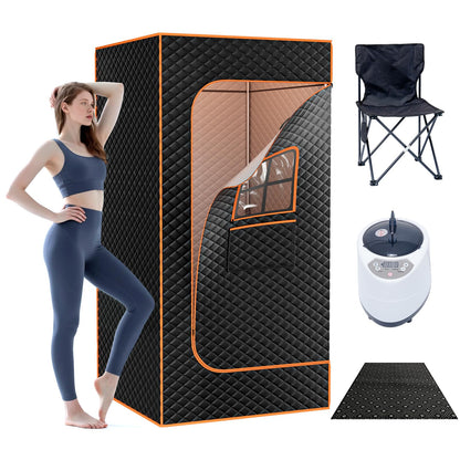 Portable Dampfsauna mit 1 Fenster, 1.200 W, 3 L Dampfgenerator