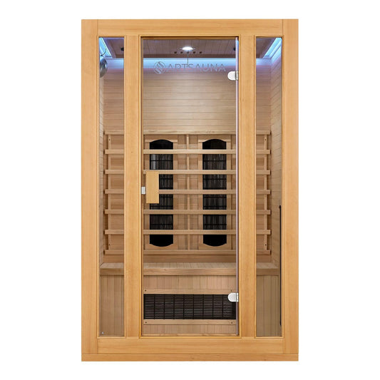 Artsauna Infrarotkabine Nyborg S120K – 2 Personen, Keramikstrahler