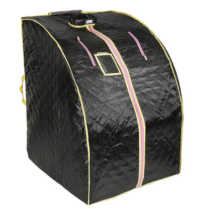 Kedia Tragbare Infrarotsauna Zuhause – 4 Heizplatten, Schwarz