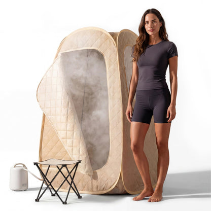 Homedics Tragbare Dampfsauna – Klappbar, bis 46°C, 60 Min.
