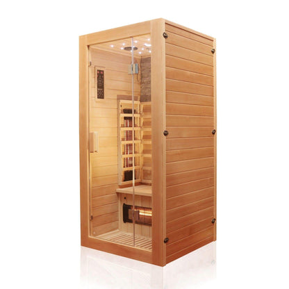 Dewello® Infrarotkabine Milton 90x90 – Sternenhimmel, 1 Person